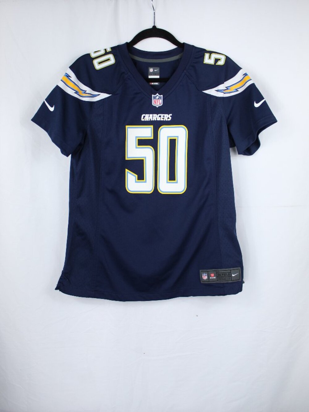 Nike DriFit San Diego Chargers Manti Teo #50 Blue Screened Jersey Youth SZ Large